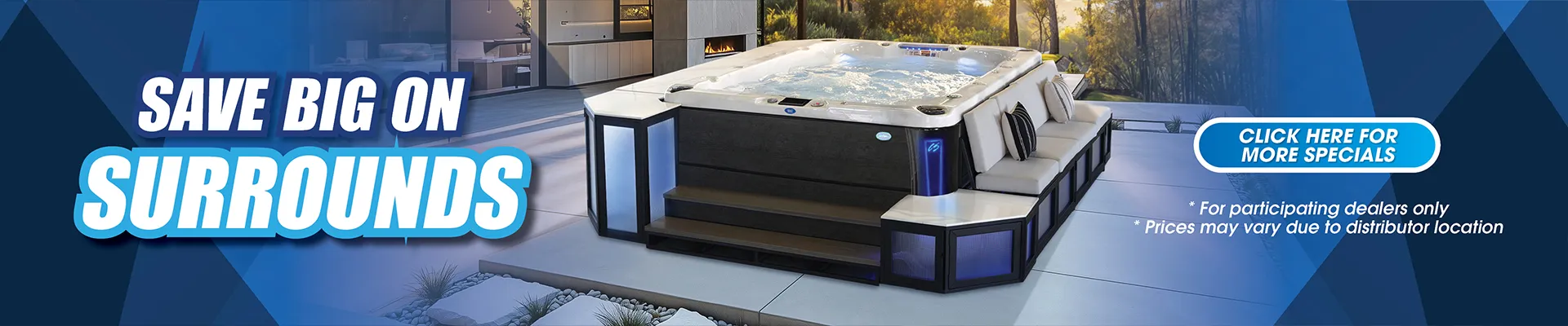 Calspas hot tub being used in a family setting - Hampshire