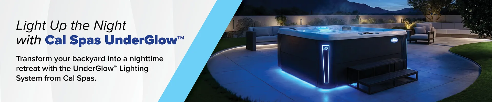 Calspas hot tub being used in a family setting - Hampshire